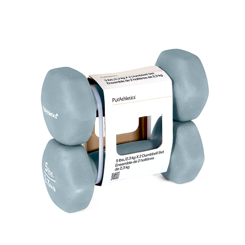 2 pcs 5 lb Dumbbell Set (2.3 kg each)-10615ND-Nordic