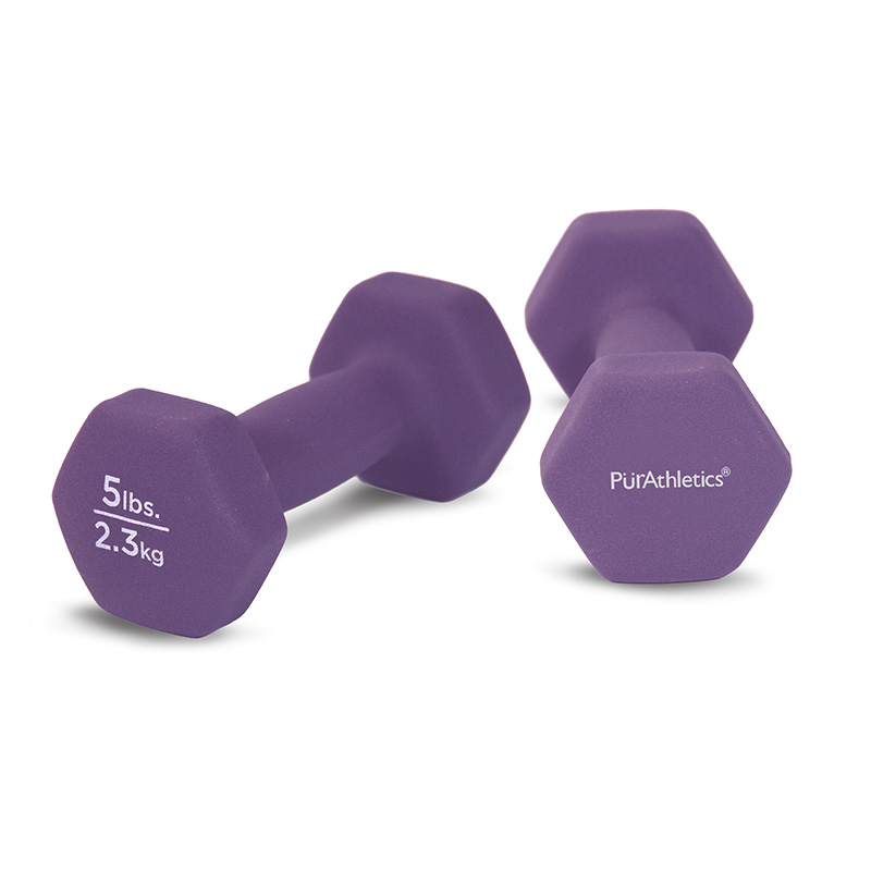 2 pcs 5 lbs Dumbbell Set (2.3 kg each) - 10615 5 lbs X 2 (2.3 kg each) - 10615