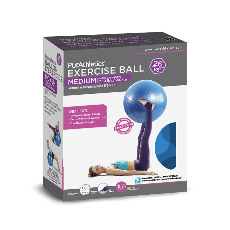 PurAthletics Exercise Ball