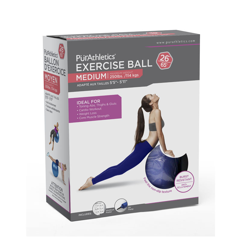 PurAthletics Exercise Ball