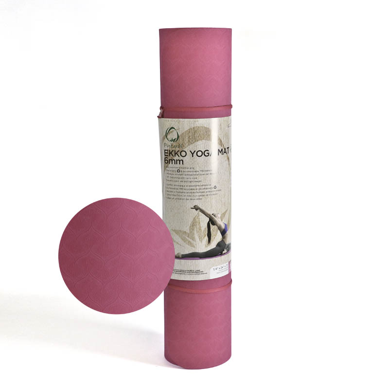  Luxury POE Waterproof Tear-Resistant, Double Emobossed Yoga Mat (Pink) : Sports & Outdoors
